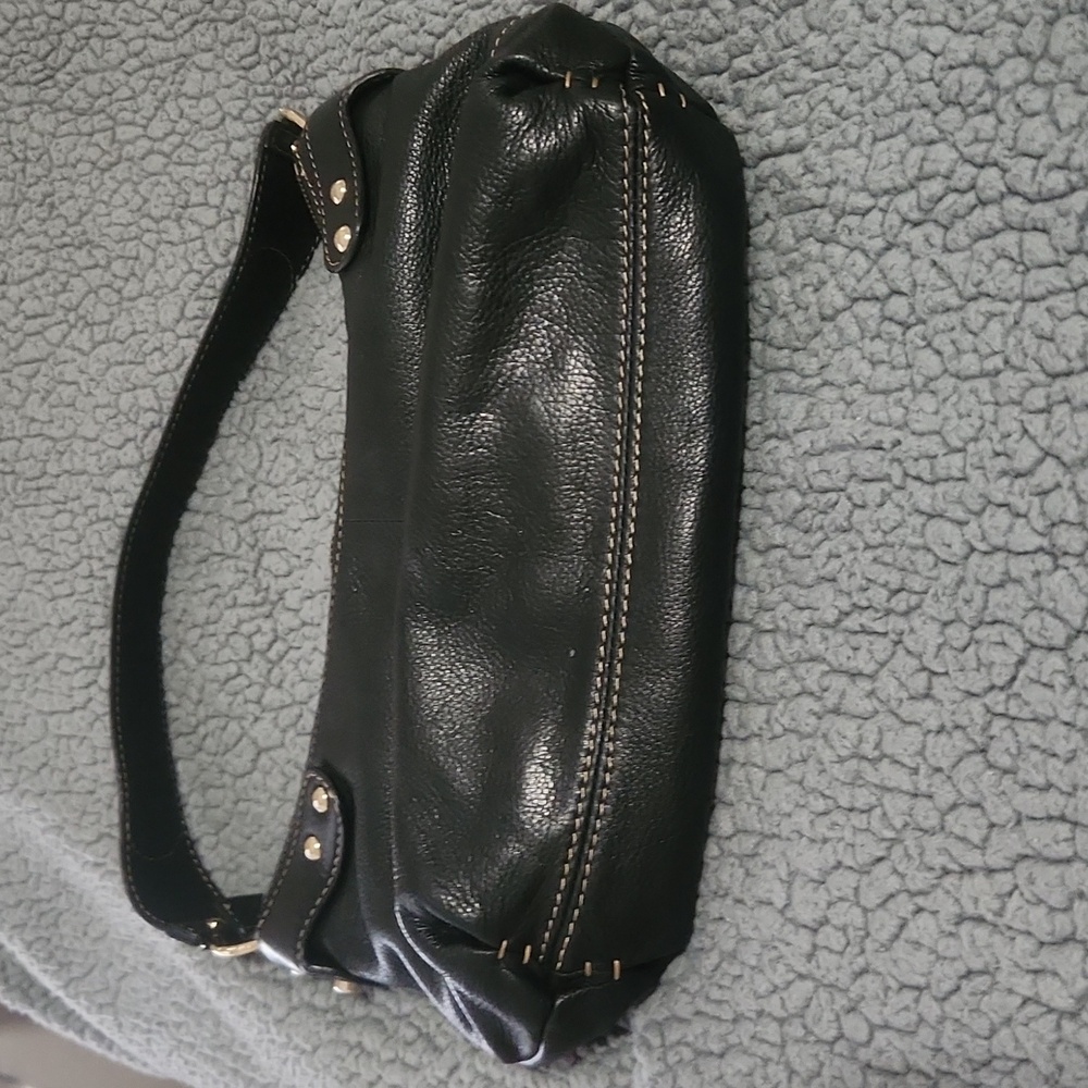 Etienne Aigner black leather shoulder bag - Picture 6 of 15